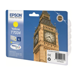 Epson T7034 Jaune Big Ben cartouche d'encre d'origine