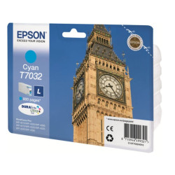 Epson T7032 Cyan Big Ben cartouche d'encre d'origine