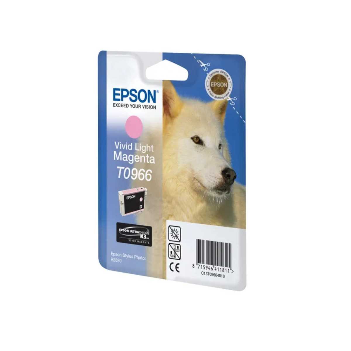Epson T0966 Magenta clair Loup Cartouche authentique au meilleur prix