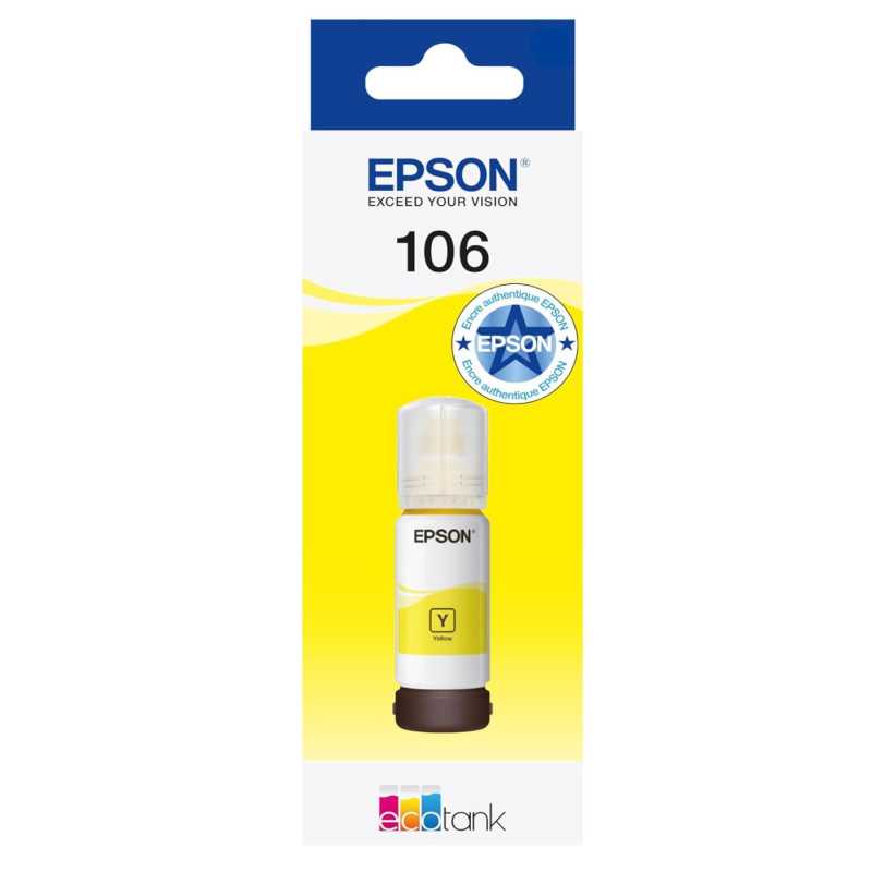 Epson 106 Jaune réservoir d'encre d'origine