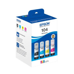 Epson 104 Noir couleur Pack de 4 cartouches d'encre d'origine