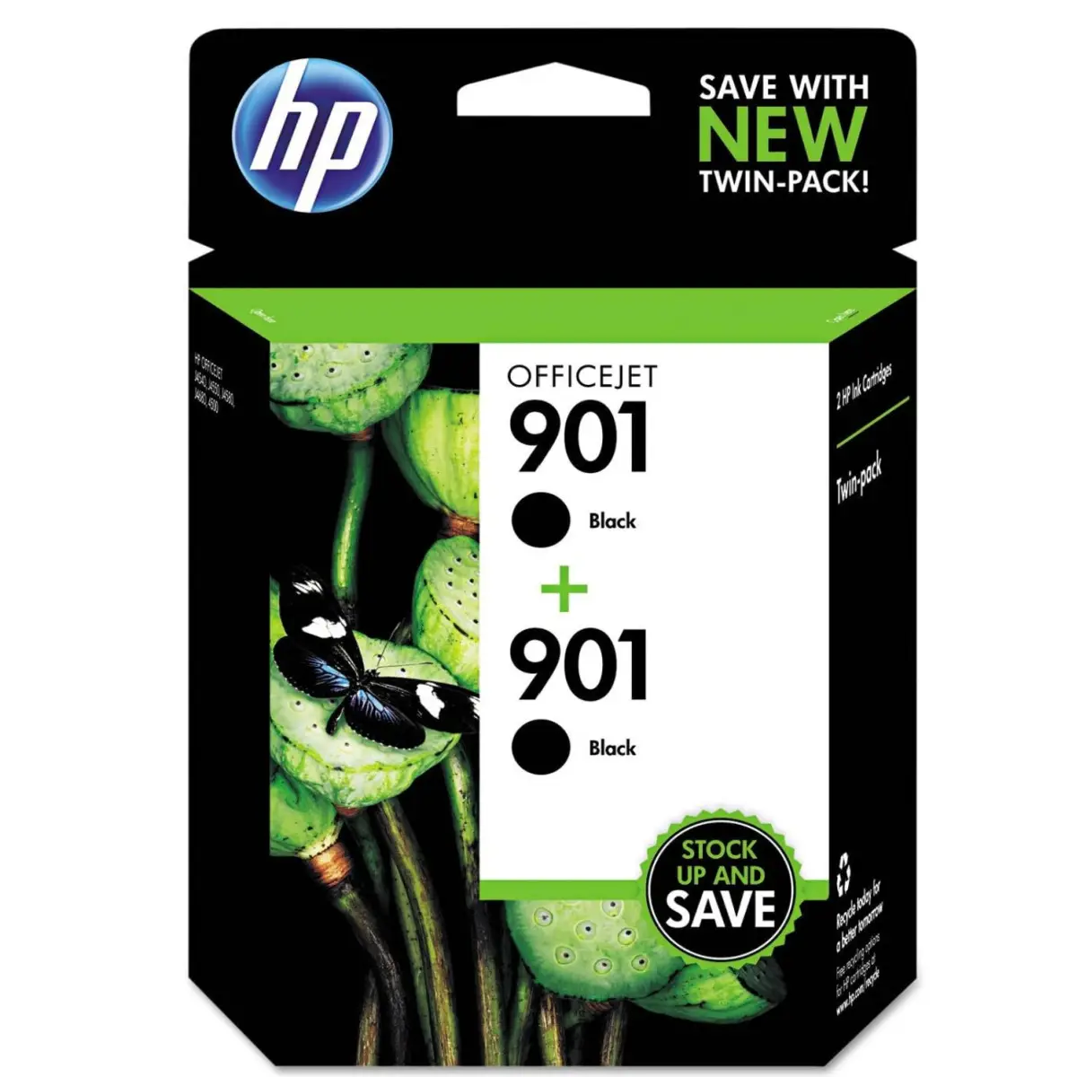 HP 901 Noir Pack de cartouches authentiques au meilleur prix - CZ075FN