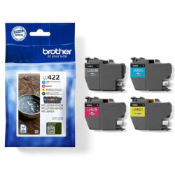 Brother LC422 Noir couleur Multipack de 4 cartouches d'encre d'origine