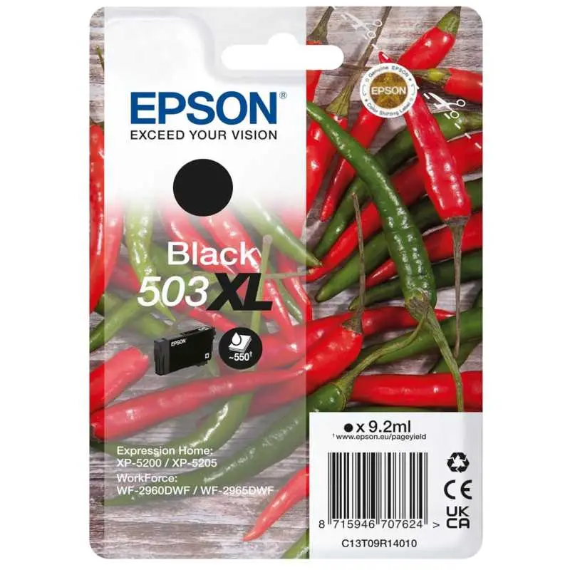 Epson 503XL Noir Piments Cartouche authentique au meilleur prix