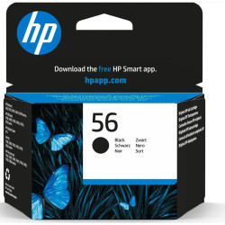 HP 56 Noir – C6656AE – Cartouche d'encre d'origine au meilleur prix – Livraison offerte