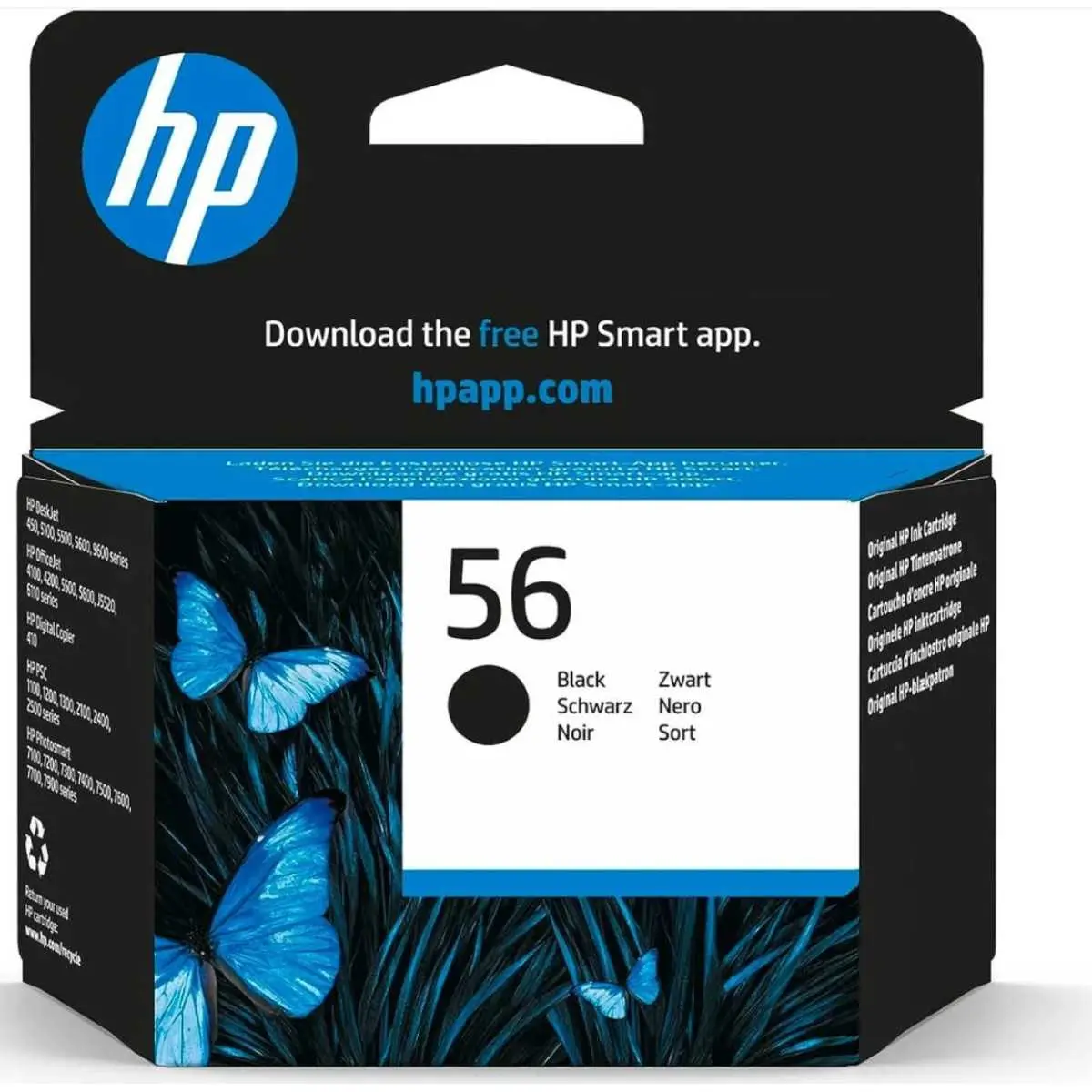 HP 56 Noir – C6656AE – Cartouche d'encre d'origine au meilleur prix – Livraison offerte