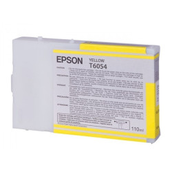 Epson T6054 Jaune – C13T605400 – Cartouche d'encre d'origine – Livraison offerte