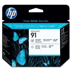 HP 91 Noir photo et Gris clair – C9463A – Tête d'impression d'origine au meilleur prix – Livraison offerte