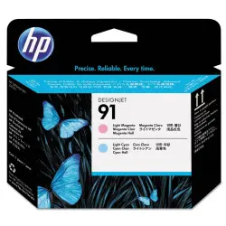 HP 91 Magenta clair et Cyan clair – C9462A – Tête d'impression d'origine au meilleur prix – Livraison offerte