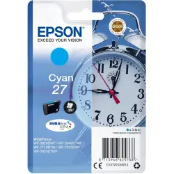 Epson 27 Cyan Réveil Cartouche d'encre d'origine