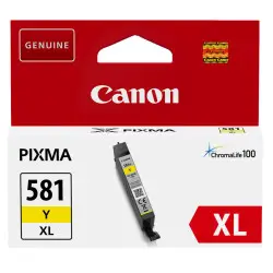 Canon CLI-581XL-Y Jaune – 2051C001 – Cartouche d'encre d'origine au meilleur prix – Livraison offerte