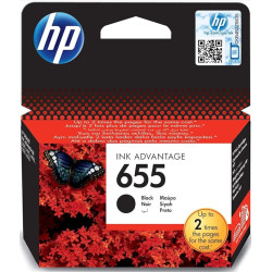 HP 655 Noir – Cartouche d'origine au meilleur prix - CZ109AE - Livraison offerte