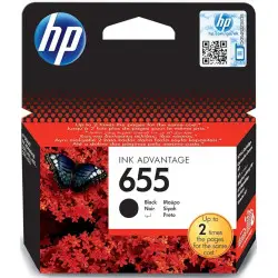 HP 655 Noir – Cartouche d'origine au meilleur prix - CZ109AE - Livraison offerte
