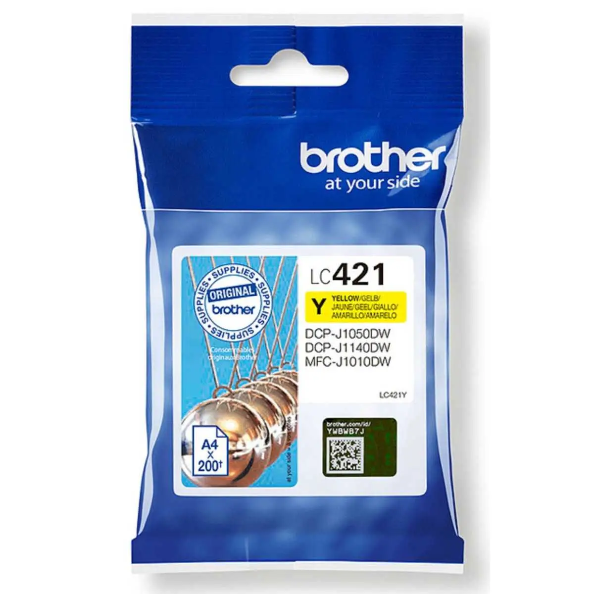 Brother LC421Y Jaune
