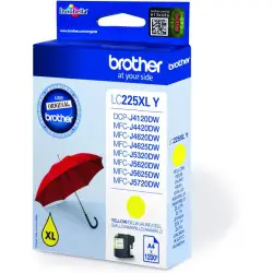 Brother LC225XL Jaune Cartouche d'encre d'origine