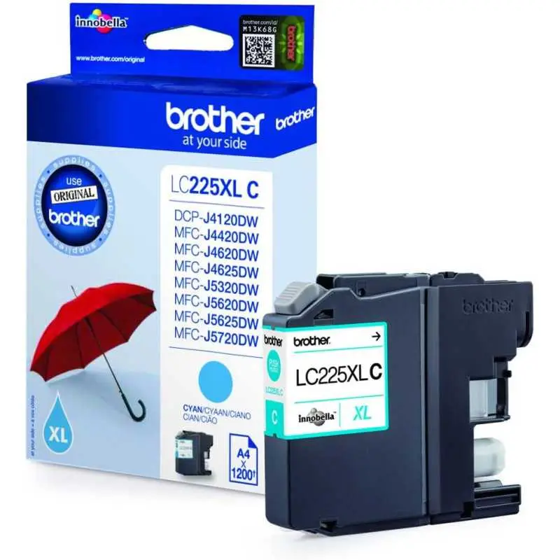 Brother LC225XL-C Cyan Cartouche d'encre d'origine