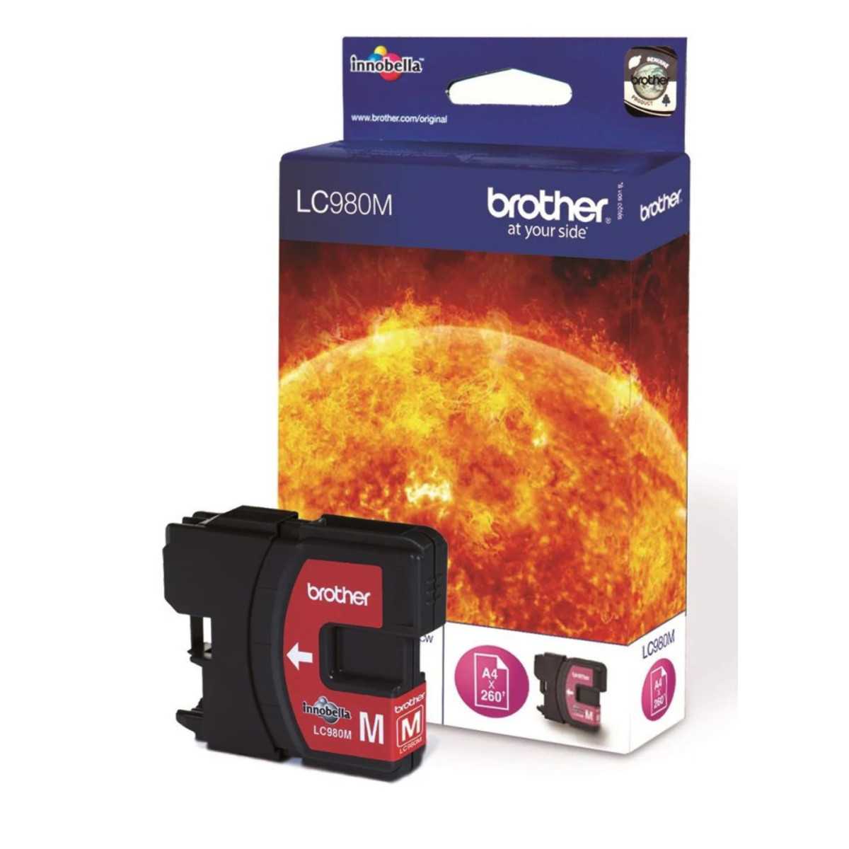 Brother LC980M Magenta cartouche d'encre d'origine Brother LC980M Magenta cartouche d'encre d'origine