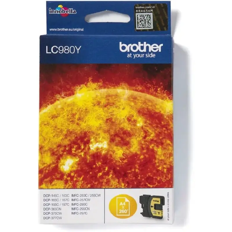 Brother LC980Y jaune cartouche d'encre d'origine