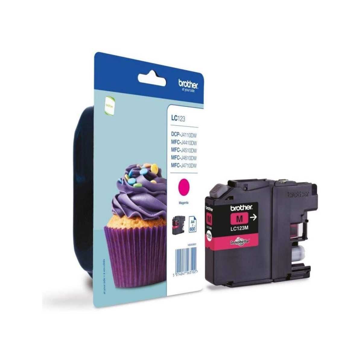 Brother LC123M Magenta cartouche d'encre d'origine Brother LC123M Magenta cartouche d'encre d'origine