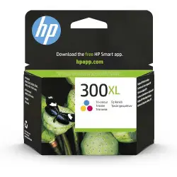 Cartouche HP 300XL Couleur originale encre tricolore haute capacité pour imprimantes HP Deskjet Envy et Photosmart