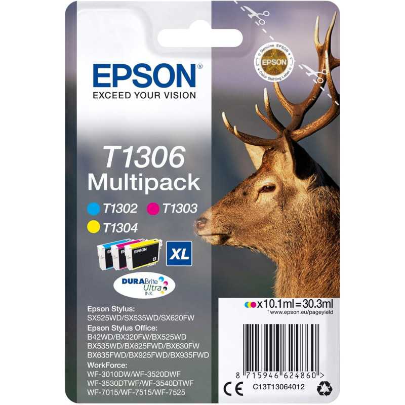 Epson T1306 Couleur Cerf Cartouches d'encre d'origine moins chères