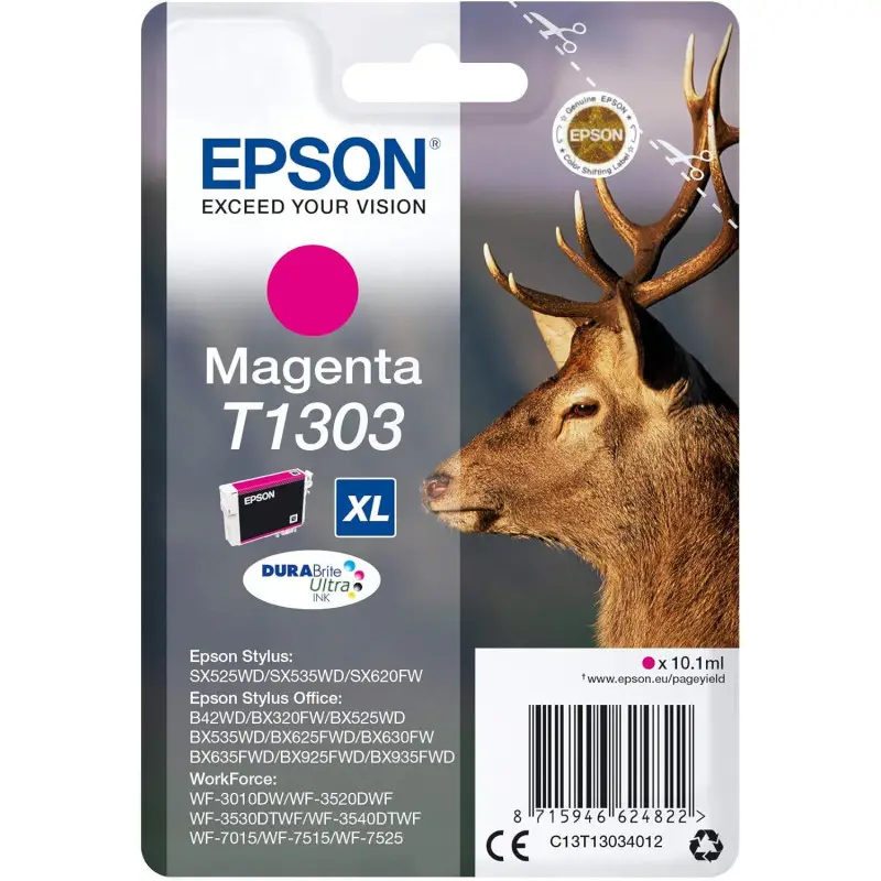 Epson T1303 Magenta Cerf Cartouche d'encre d'origine moins chère