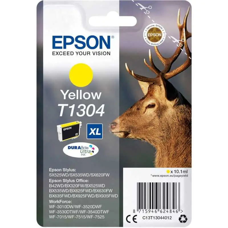 Epson T1304 Jaune Cerf Cartouche d'encre d'origine moins chère