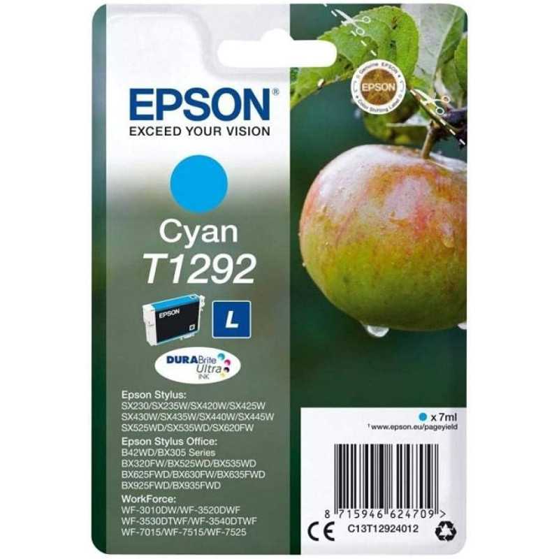 Epson T1292 Cyan Pomme Cartouche d'encre d'origine