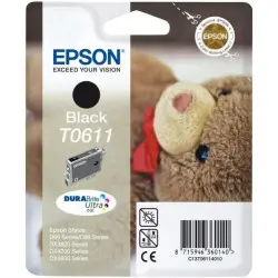 Epson T0611 Noir Ourson cartouche d'encre d'origine