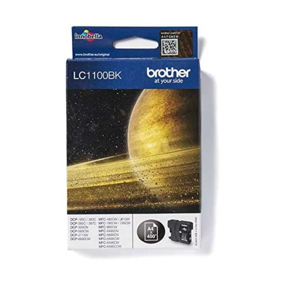 Brother LC1100 Noir cartouche d'encre d'origine Brother LC1100 Noir cartouche d'encre d'origine