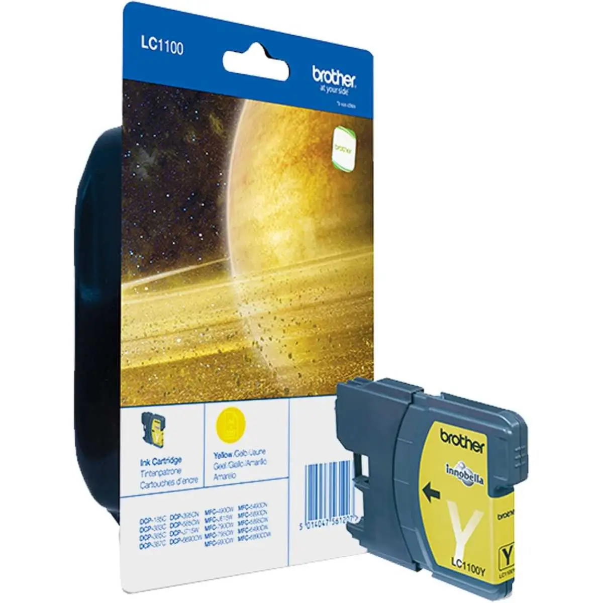 Brother LC1100Y Jaune cartouche d'encre d'origine Brother LC1100Y Jaune cartouche d'encre d'origine