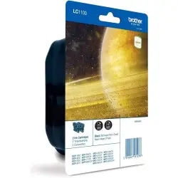 Brother LC1100BK Noir X 2 cartouches d'encre d'origine