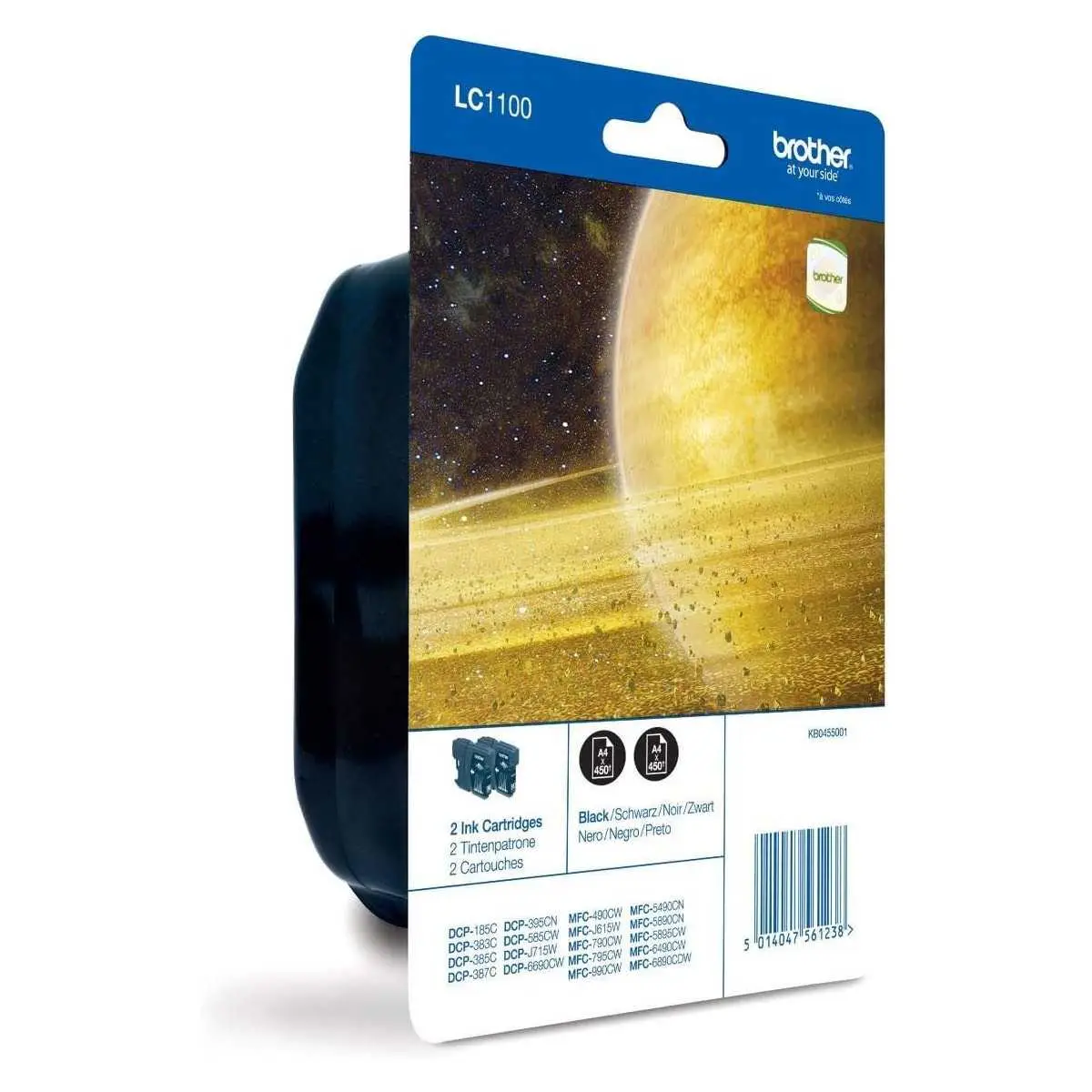 Brother LC1100BK Noir X 2 cartouches d'encre d'origine Brother LC1100BK Noir X 2 cartouches d'encre d'origine