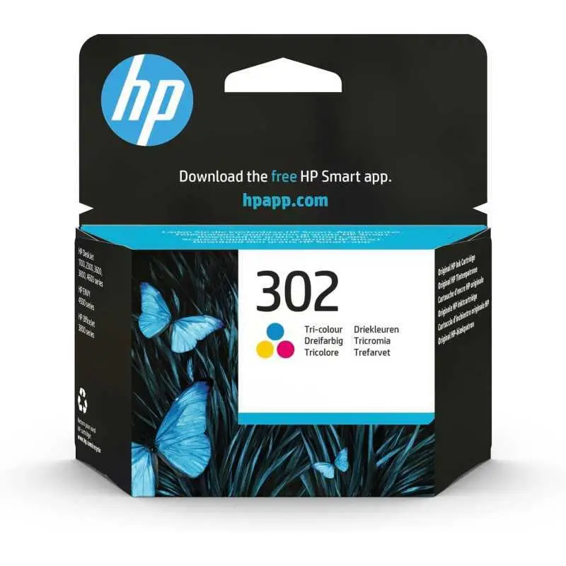 Cartouche HP 302 Couleur originale encre tricolore pour imprimantes HP Deskjet Envy et Officejet