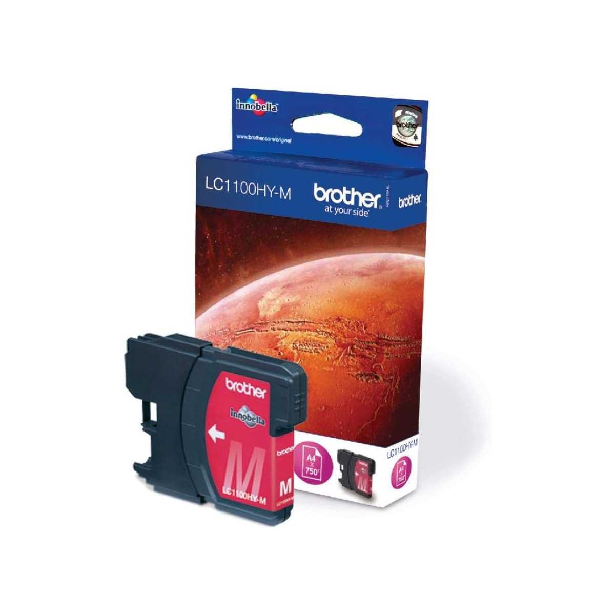 Brother LC1100HY-M Magenta cartouche d'encre d'origine Brother LC1100HY-M Magenta cartouche d'encre d'origine