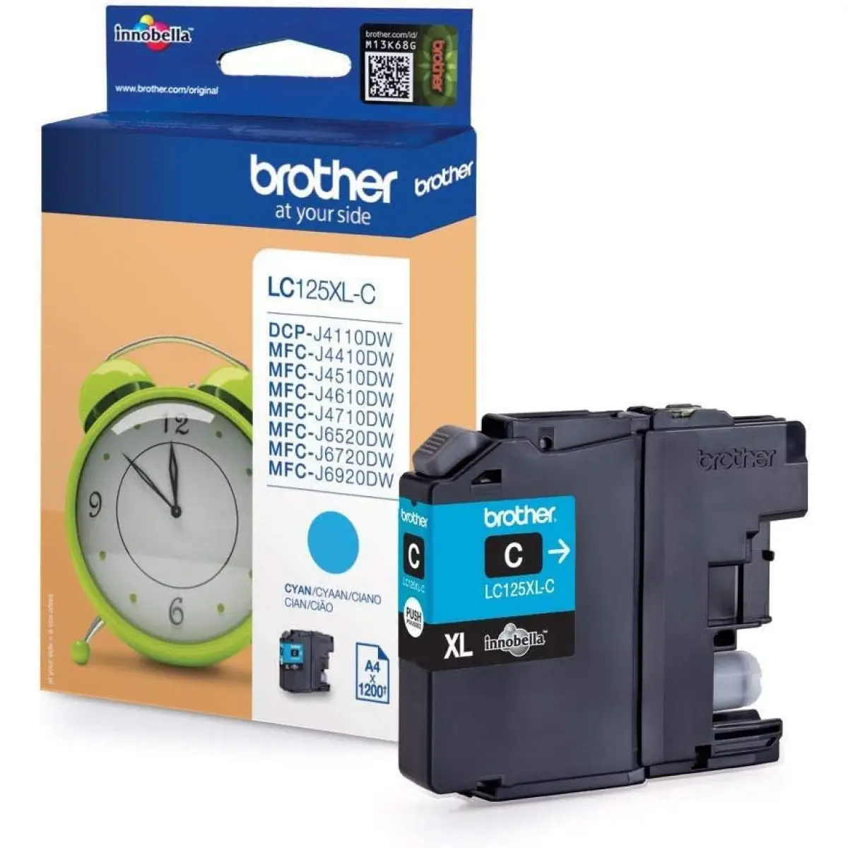 Brother LC125XL-C Cyan Cartouche d'encre d'origine