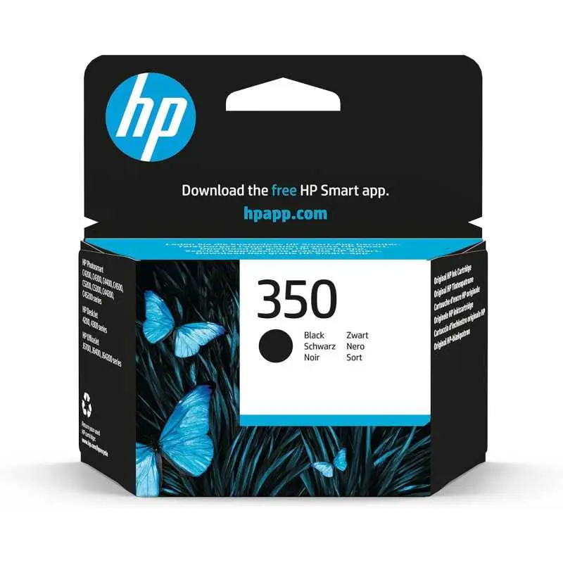 Cartouche HP 350 Noir originale encre noire pour imprimantes HP Deskjet Photosmart et Officejet