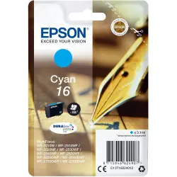 Epson 16 Cyan Stylo plume Cartouche d'encre d'origine