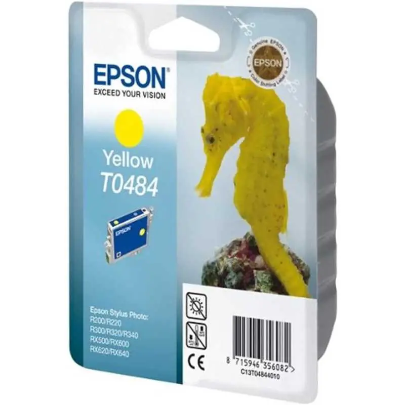 Epson T0484 Jaune Hippocampe cartouche d'encre d'origine Epson T0484 Jaune Hippocampe cartouche d'encre d'origine
