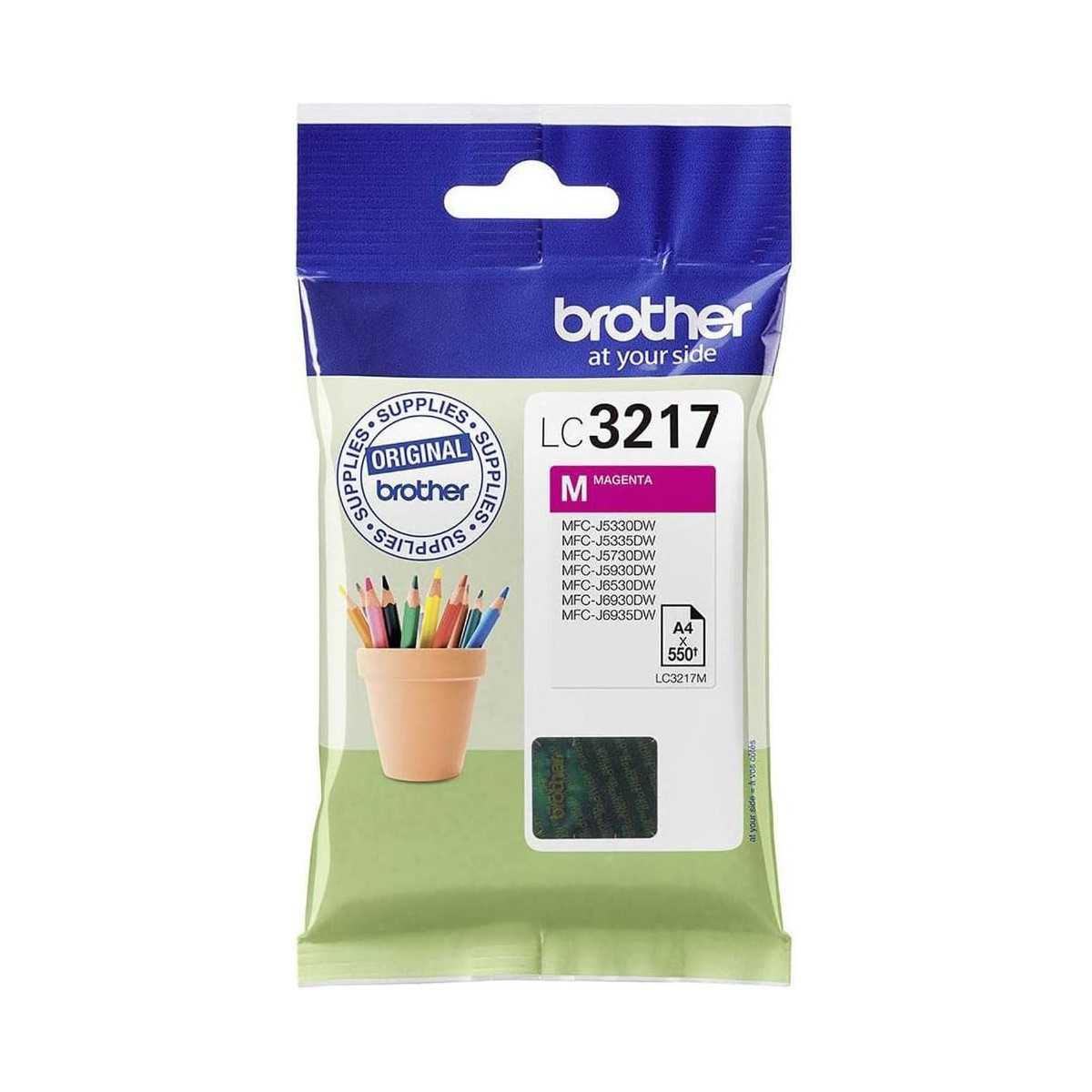 Brother LC3217M Magenta cartouche d'encre d'origine Brother LC3217M Magenta cartouche d'encre d'origine