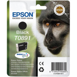 Epson T0891 Noir Singe cartouche d'encre d'origine
