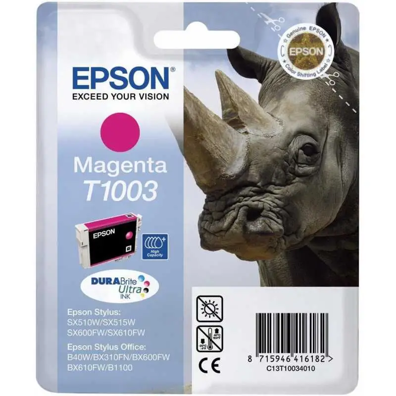 Epson T1003 Magenta Rhinocéros Cartouche d'encre d'origine moins chère