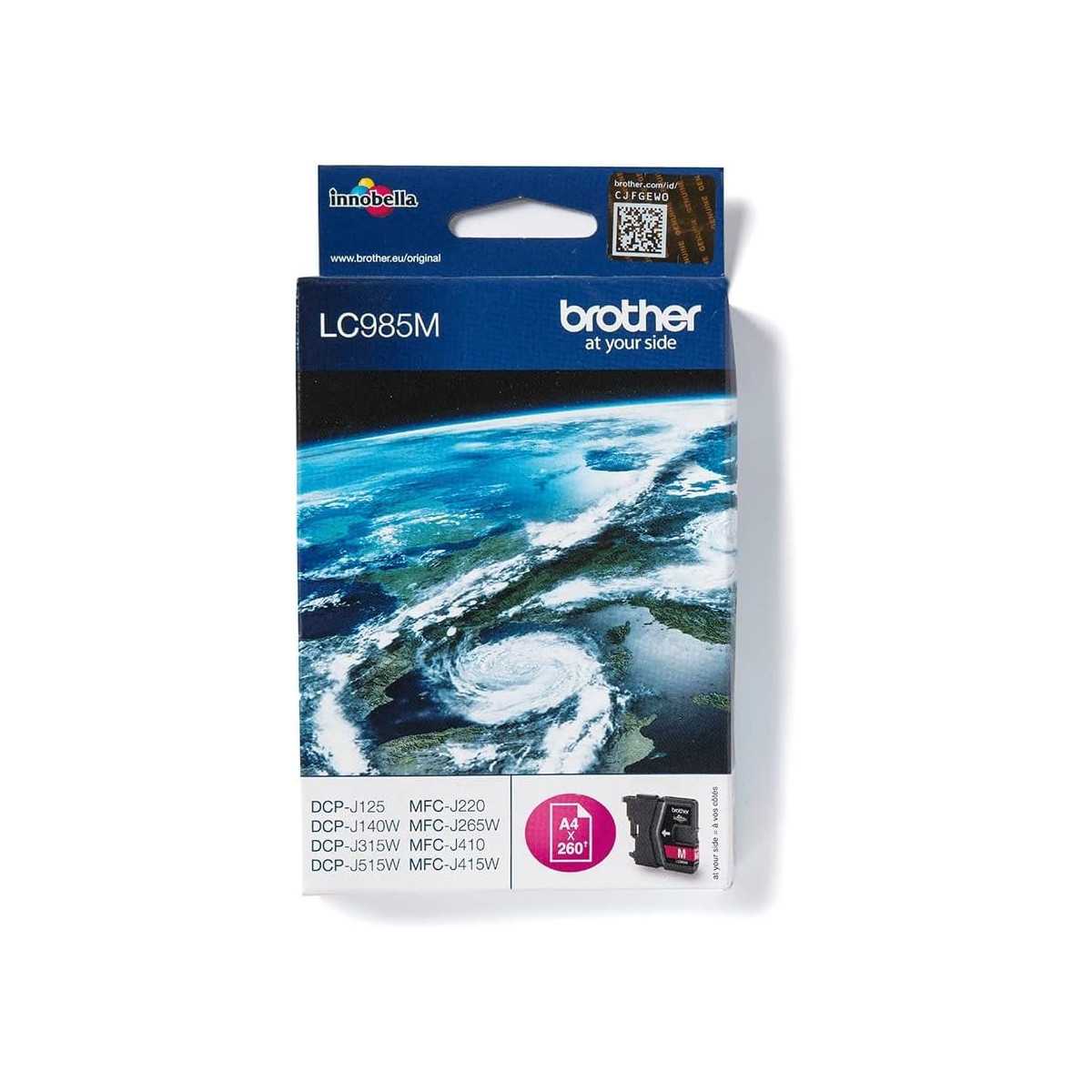 Brother LC985M Magenta cartouche d'encre d'origine Brother LC985M Magenta cartouche d'encre d'origine