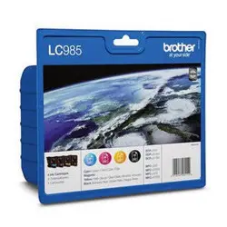 Brother LC985 Noir couleur Multipack de 4 cartouches d'encre d'origine