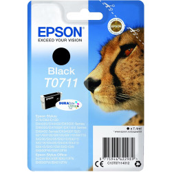 Epson T711 Noir Guépard  cartouche d'encre d'origine