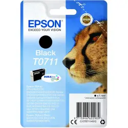 Epson T711 Noir Guépard cartouche d'encre d'origine