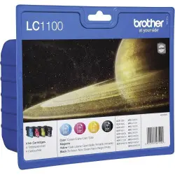 Brother LC1100 Noir couleur Multipack de 4 cartouches d'encre d'origine