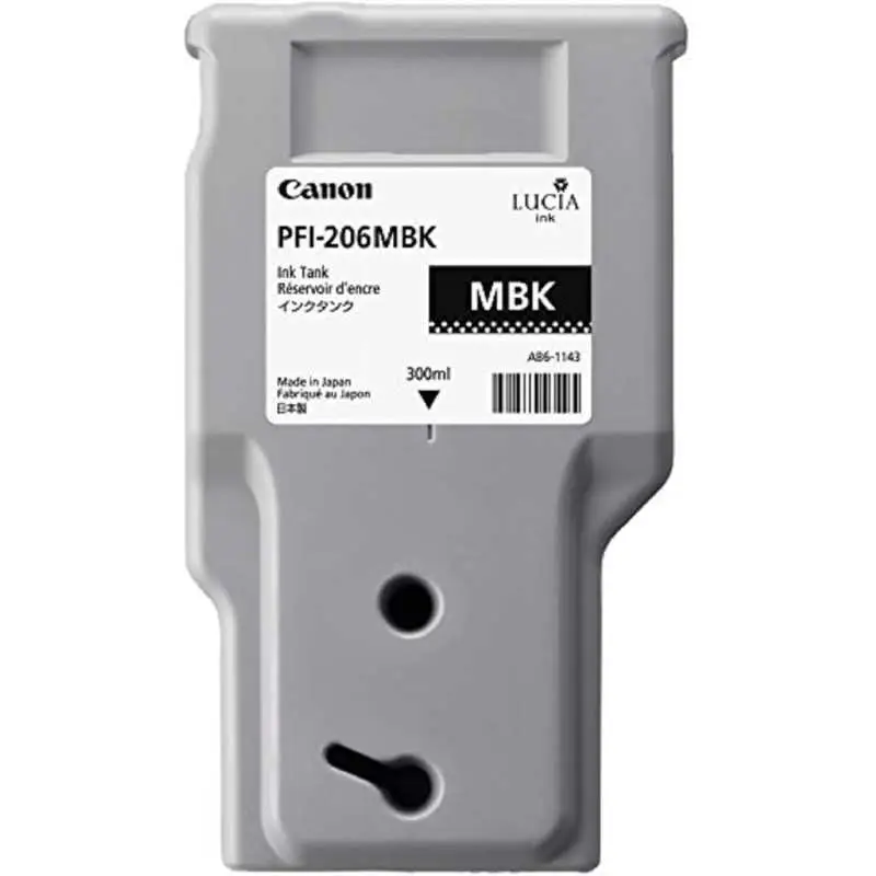 Canon PFI-206MBK Mat noir Cartouche d'encre d'origine moins chère