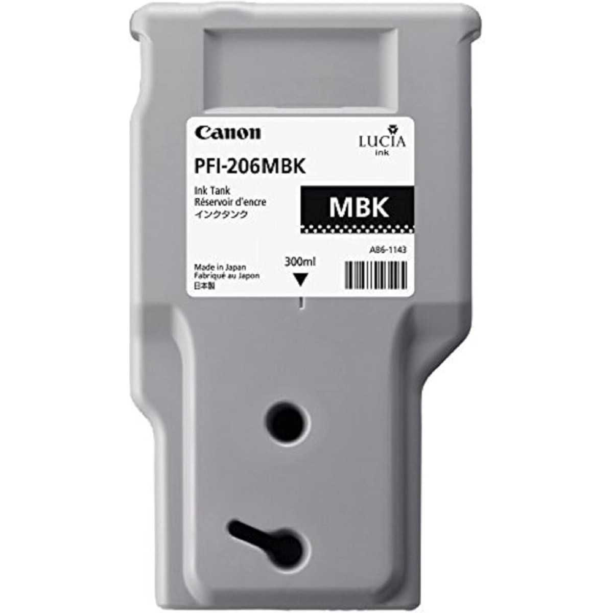 Canon PFI-206MBK Mat noir Cartouche d'encre d'origine moins chère Canon PFI-206MBK Mat noir Cartouche d'encre d'origine moins chère