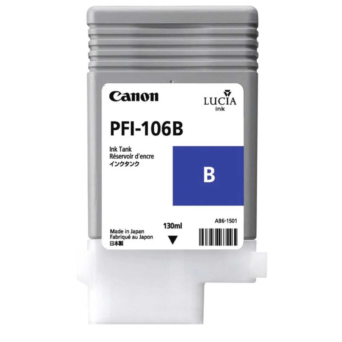 Canon LUCIA PFI-106B Bleu Cartouche d'encre d'origine moins chère Canon LUCIA PFI-106B Bleu Cartouche d'encre d'origine moins chère
